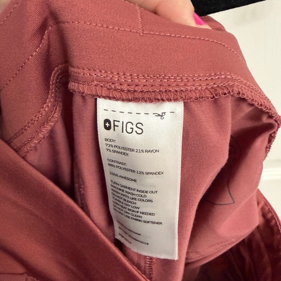 FIGS High Waisted Yola Skinny Scrub Pants | Size Large - Picture 4 of 7